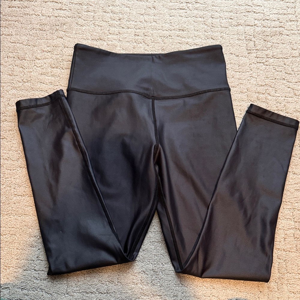 Zyia Black High-Waisted Leggings
